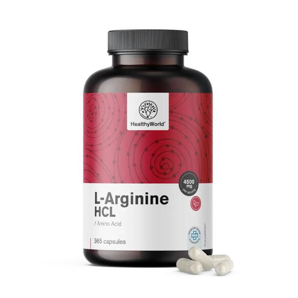 L-Arginina HCL - 365 cáps