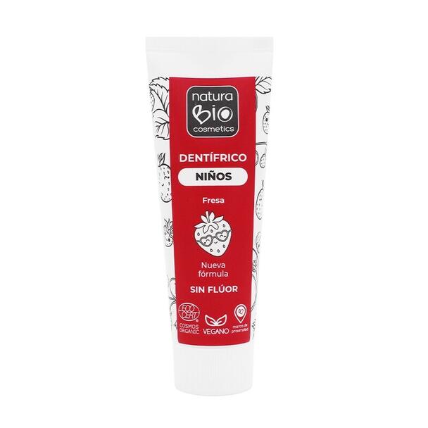 Pasta de dientes Infantil - Fresa Bio - SIN FLÚOR