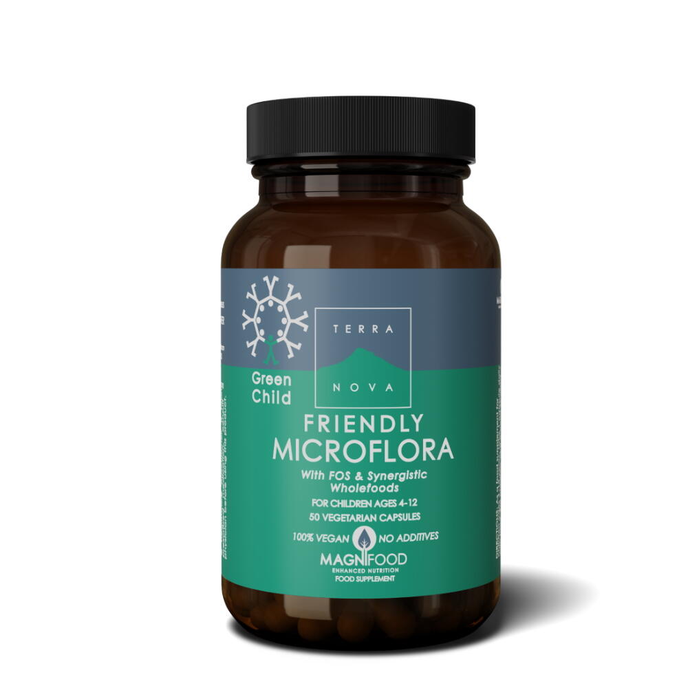 Green Child Friendly Microflora - 50 capsules - Terra Nova