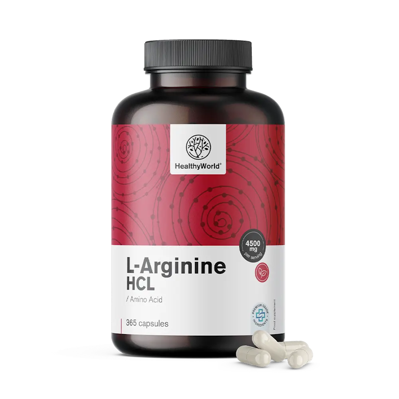 L- Arginina HCL - 365 caps. 