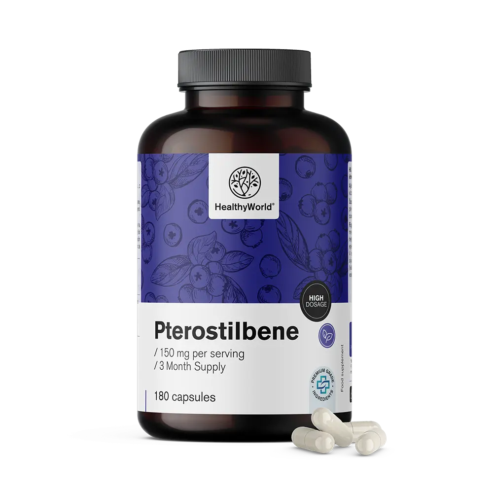 Pterostilbeno - 180 caps
