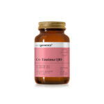 Amber bottle of Ecogenetics Coenzyme Q10 dietary supplement with a pink label, 120 sublingual tablets