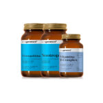 Ecogenetics Tranquility, Nootropic, and Vitamin B Complex Amber Bottles from the Mental Fitness Pack to Help with Anxiety