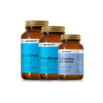 Ecogenetics 5-HTP Plus, Nootropic, and Vitamin D3 4000 Amber Bottles from the Mental Fitness Pack—Helps with Depression