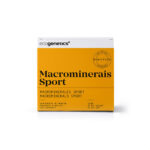 Yellow packaging for the Ecogenetics Macrominerals Sport dietary supplement, 30 sachets