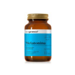 Amber bottle of Ecogenetics Melatonin dietary supplement with a blue label, 90 sublingual tablets