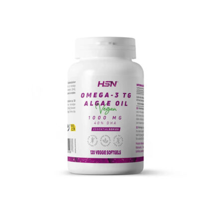 HSN - Omega-3 TG Algae Oil 1000 mg 40% DHA - 120 Vegetarian Capsules