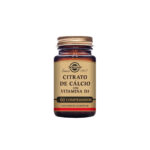 Solgar - Citrato de calcio con vitamina D3 - 60 comprimidos