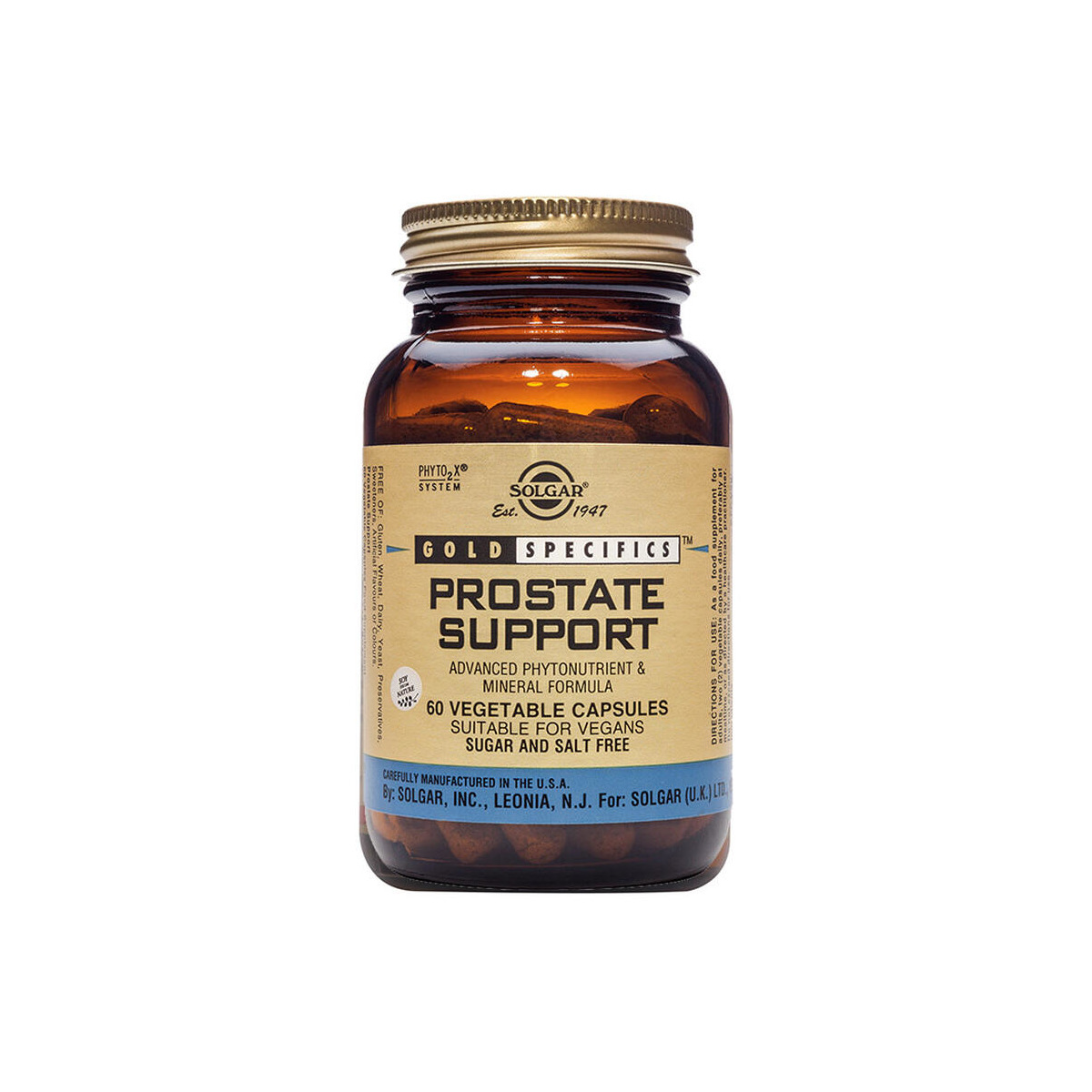 1000165 Solgar - Prostate Support - 60 Cápsulas Vegetais - Image 1