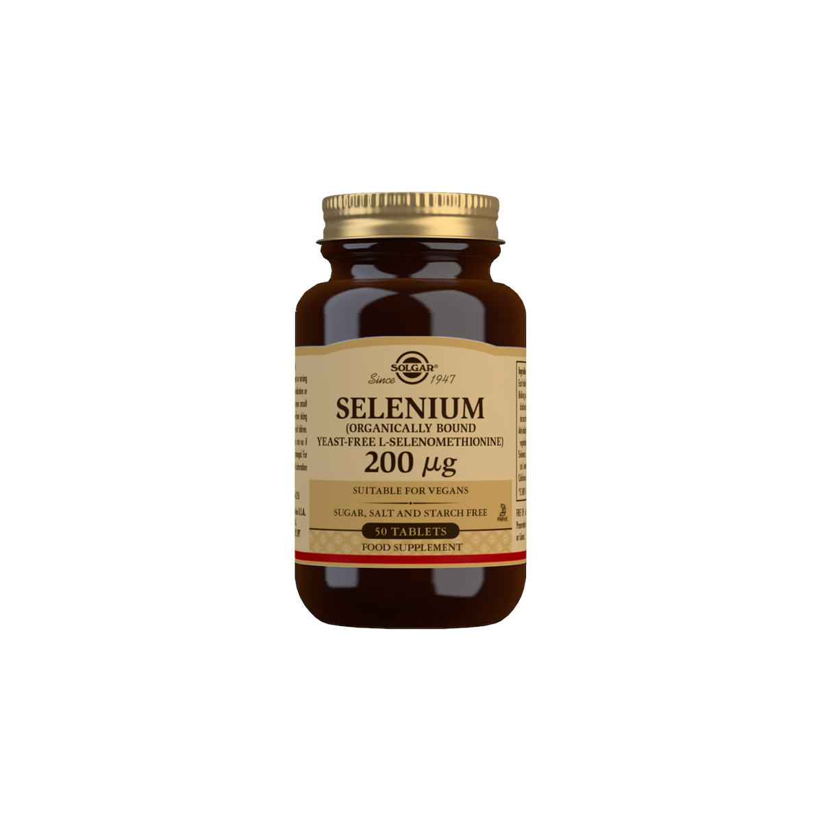 1000166 Solgar - Selenium 200mcg - 50 Comprimidos - Image 1