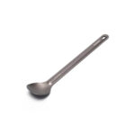 Hwzbben - Cuchara de titanio de mango largo - 1 unidad