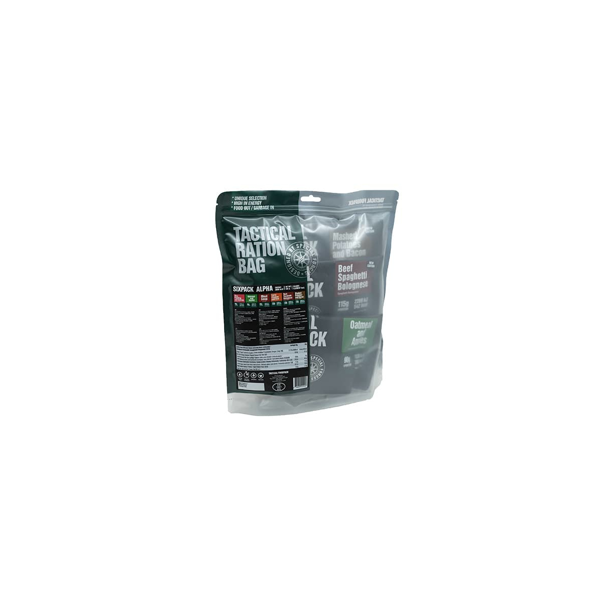 1000276 Tactical Foodpack - Tactical Sixpack Alpha - 6 envases - Imagen 1
