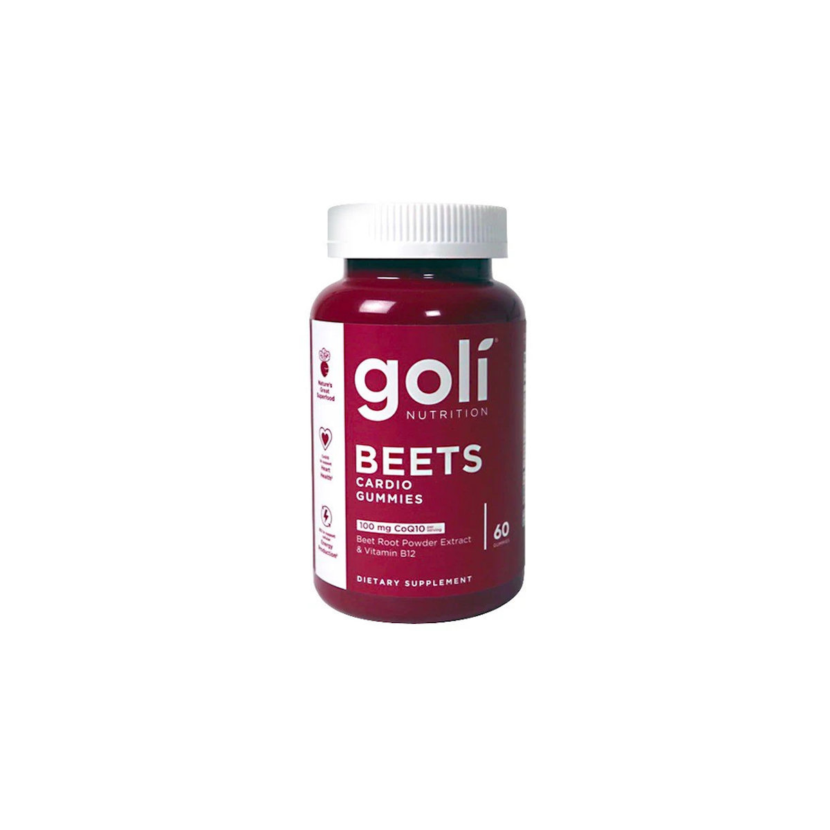 1001002 Goli Nutrition - Gominolas Beets Cardio con sabor a frutas - 60 gominolas - Imagen 1