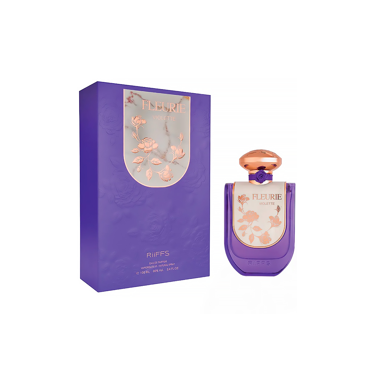 1001048 RiiFFS - Fleurie Violette Eau de Parfum para mujer - 100 ml - Imagen 1