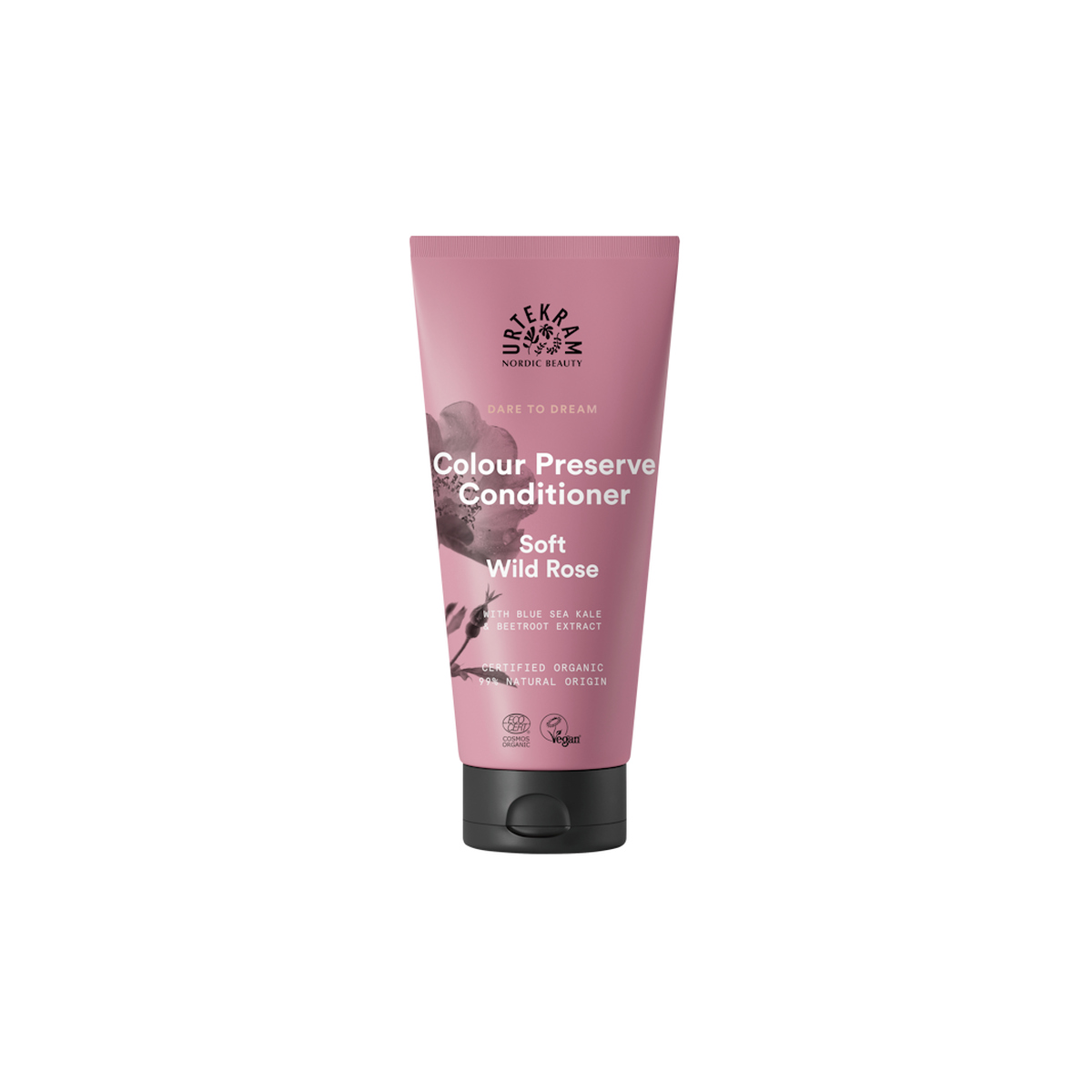 1001072 Urtekram – Acondicionador suave protector del color Rose Silvestre – 180 ml - Imagen 1