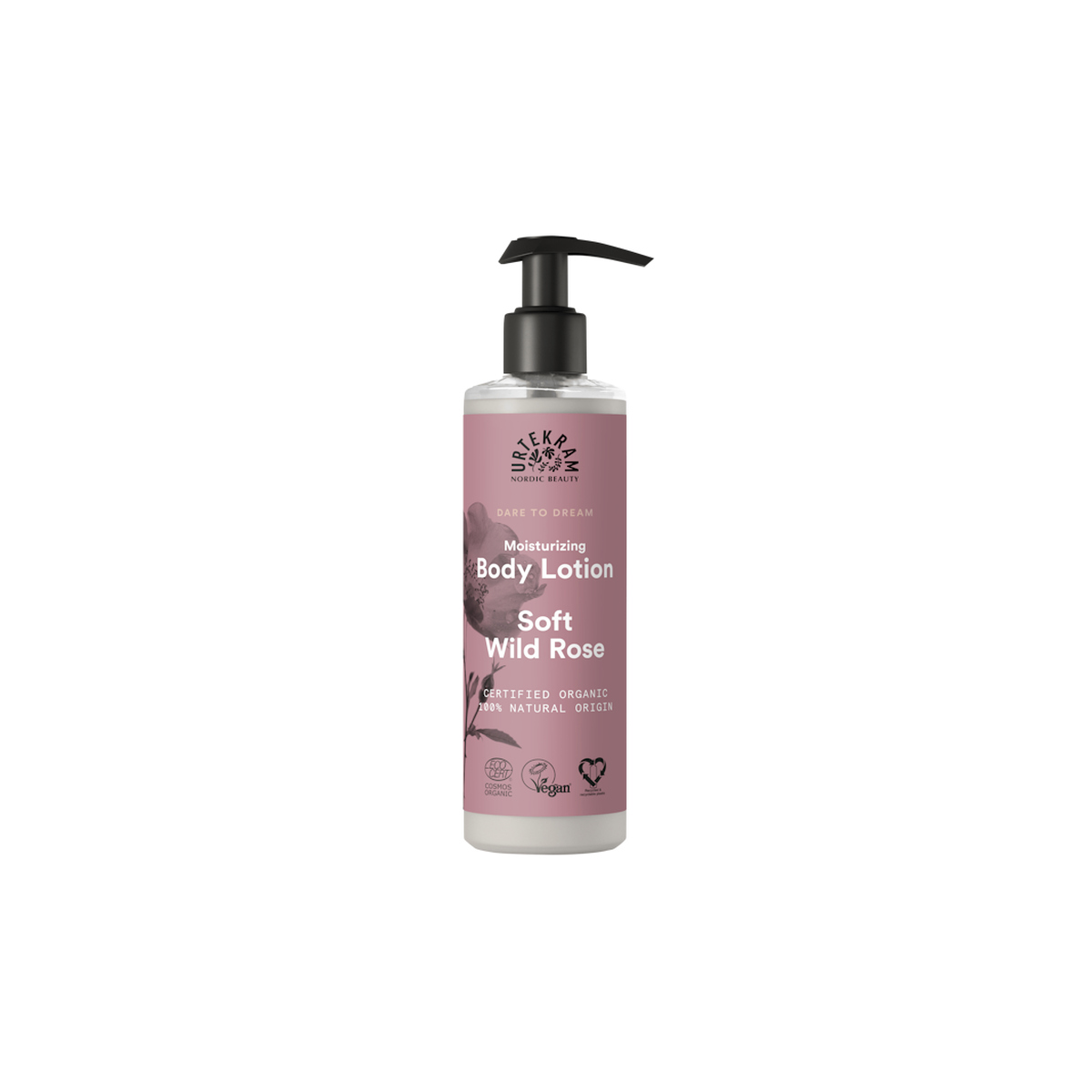 1001076 Urtekram – Creme Corporal Hidratante Rosa Selvagem – 245ml - Image 1