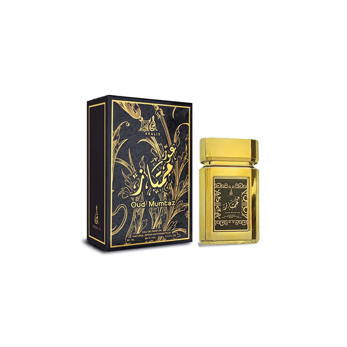 1020191 Khalis - Oud Mumtaz Oriental Collection Eau de Parfum Unissexo - 80ml - Image 1