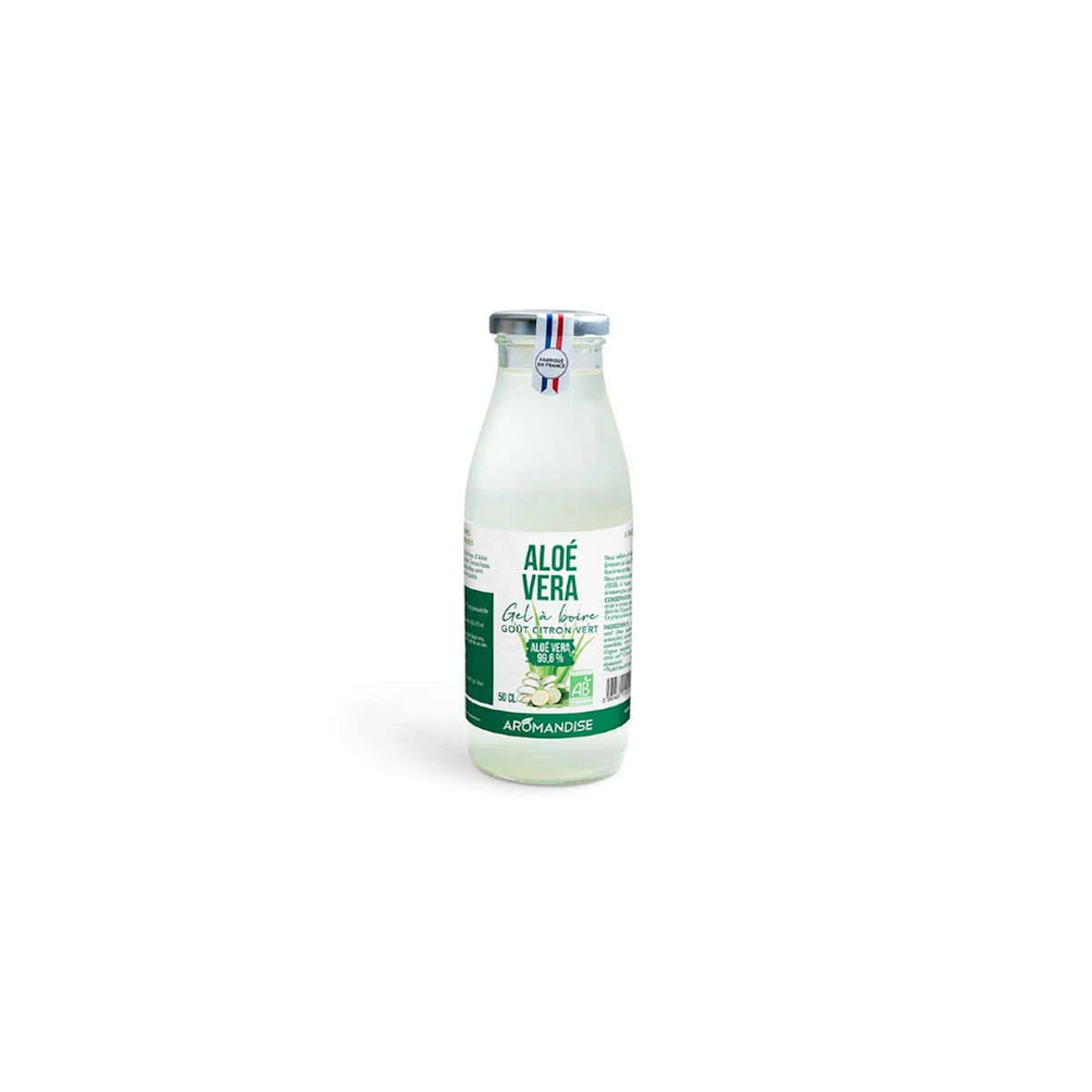 1001129 Aromandise - Aloe vera y lima - Gel para beber - 0,5 l - Imagen 1