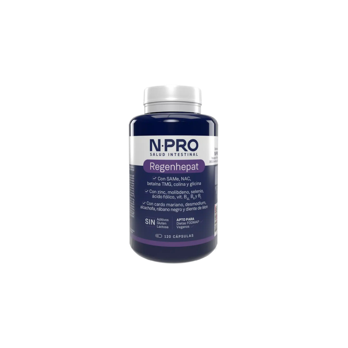 1001160 NPro - Regenhepat - 120 cápsulas - Imagen 1