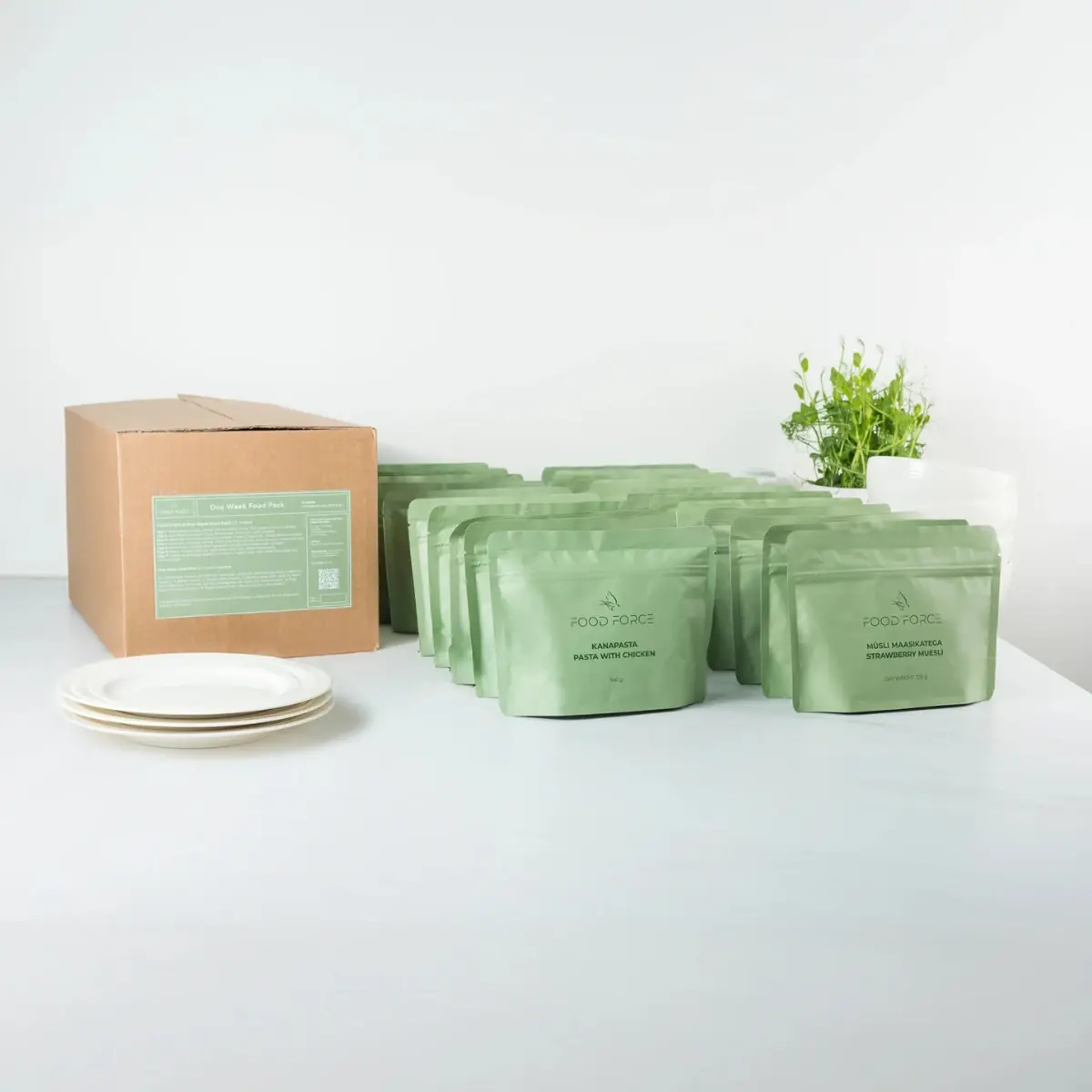 1001197 Food Force - Paquete de comida para una semana (21 comidas) - 2,8 kg - Imagen 1