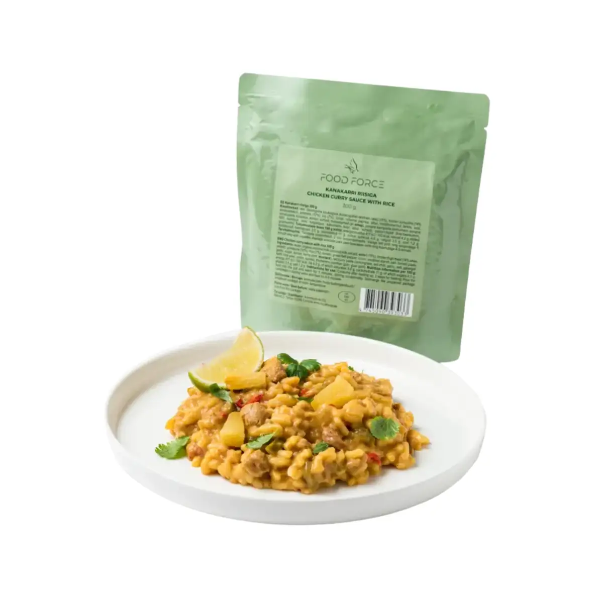 1001210 Food Force - Pollo al curry con arroz - 300 g - Imagen 1