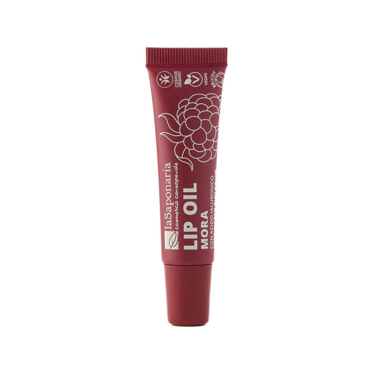 1001239 La Saponaria - Aceite Labial de Arándanos con Ácido Hialurónico (con Color) - 12ml - Imagen 1