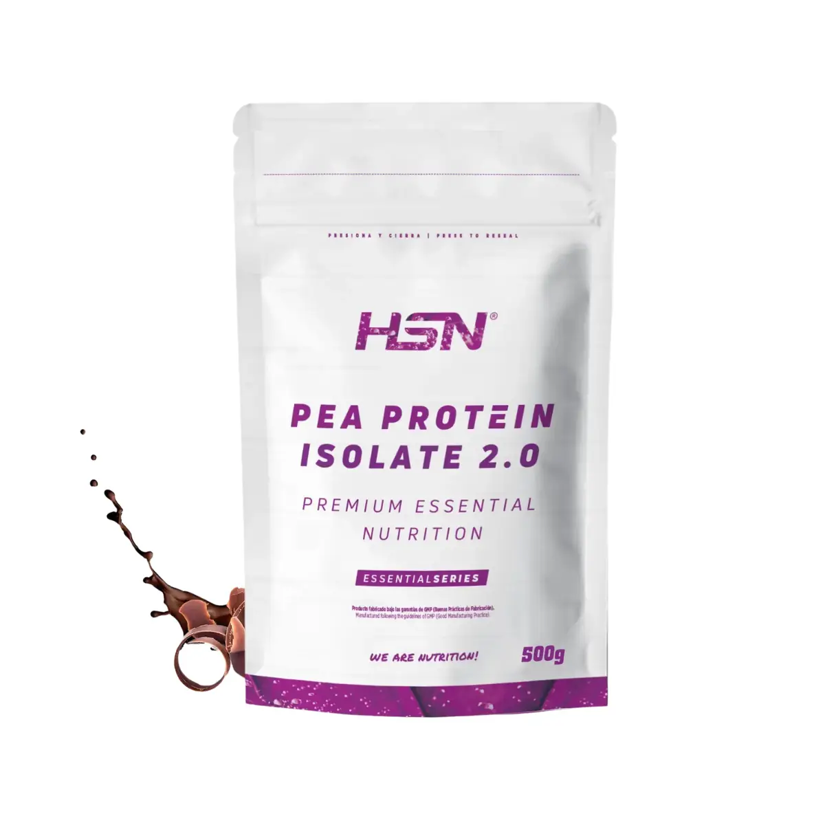 1001261 HSN - Proteína aislada de guisante 2.0, sabor a chocolate - 2 kg - Imagen 1