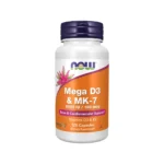 Now - Mega D3 & MK7 5000 IU/180mcg - 120 Cápsulas